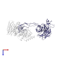 Low-density lipoprotein receptor in PDB entry 3m0c, assembly 1, top view.