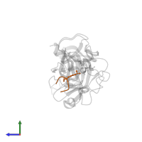 Transcription initiation factor TFIID subunit 10 in PDB entry 3m56, assembly 1, side view.