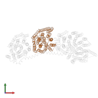 NADH-quinone oxidoreductase subunit NuoM in PDB entry 3m9c, assembly 1, front view.