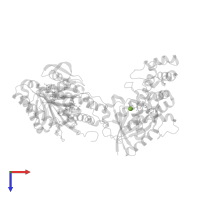 MAGNESIUM ION in PDB entry 3maa, assembly 1, top view.