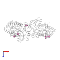 GLYCEROL in PDB entry 3mbo, assembly 2, top view.