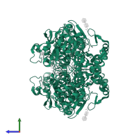 Prostaglandin G/H synthase 2 in PDB entry 3mdl, assembly 1, side view.