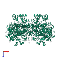 Prostaglandin G/H synthase 2 in PDB entry 3mdl, assembly 1, top view.