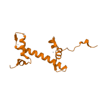 The deposited structure of PDB entry 3mgq contains 2 copies of CATH domain 1.10.20.10 (Histone, subunit A) in Histone H2A. Showing 1 copy in chain G.