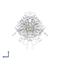 MAGNESIUM ION in PDB entry 3mk1, assembly 1, side view.