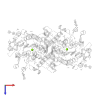 MAGNESIUM ION in PDB entry 3mk1, assembly 1, top view.