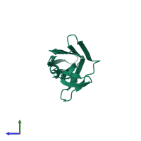 Ig-like domain-containing protein in PDB entry 3moq, assembly 1, side view.