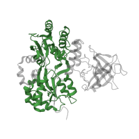 The deposited structure of PDB entry 3mp1 contains 1 copy of Pfam domain PF01547 (Bacterial extracellular solute-binding protein) in Maltose/maltodextrin-binding periplasmic protein. Showing 1 copy in chain A.
