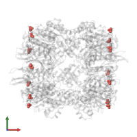 Modified residue MAA in PDB entry 3mt6, assembly 1, front view.