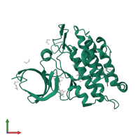 Activin receptor type-1 in PDB entry 3mtf, assembly 2, front view.