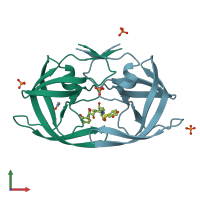 3D model of 3mxd from PDBe