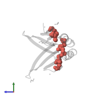 Modified residue MSE in PDB entry 3n8b, assembly 1, side view.