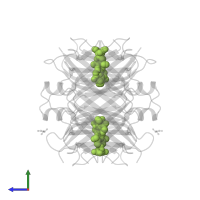 {4-[4-hydroxy-3-(1-methylethyl)benzyl]-3,5-dimethylphenoxy}acetic acid in PDB entry 3nee, assembly 1, side view.