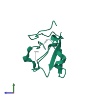E3 ubiquitin-protein ligase UBR1 in PDB entry 3nim, assembly 4, side view.