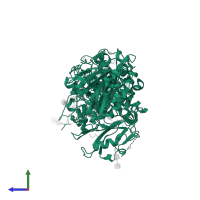 Ectonucleotide pyrophosphatase/phosphodiesterase family member 2 in PDB entry 3nkn, assembly 1, side view.