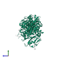 Ectonucleotide pyrophosphatase/phosphodiesterase family member 2 in PDB entry 3nko, assembly 1, side view.