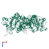 Ectonucleotide pyrophosphatase/phosphodiesterase family member 2 in PDB entry 3nko, assembly 1, top view.