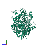 Amine oxidase domain-containing protein in PDB entry 3nrn, assembly 1, side view.