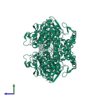 Prostaglandin G/H synthase 2 in PDB entry 3ntg, assembly 1, side view.