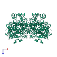 Prostaglandin G/H synthase 2 in PDB entry 3ntg, assembly 1, top view.