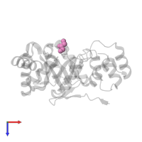 GLYCEROL in PDB entry 3o0k, assembly 1, top view.