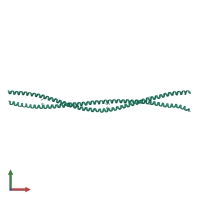 Rho-associated protein kinase 1 in PDB entry 3o0z, assembly 1, front view.