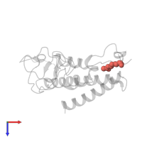 Modified residue ALY in PDB entry 3o35, assembly 1, top view.