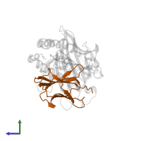 Beta-2-microglobulin in PDB entry 3o3a, assembly 2, side view.
