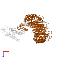 Coronatine-insensitive protein 1 in PDB entry 3ogm, assembly 1, top view.