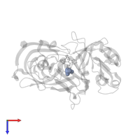 GLYCEROL in PDB entry 3oqk, assembly 2, top view.