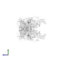 ZINC ION in PDB entry 3os1, assembly 1, side view.