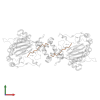 Notch 1 intracellular domain in PDB entry 3p3p, assembly 1, front view.