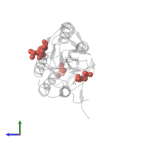 Modified residue CAS in PDB entry 3p4u, assembly 1, side view.