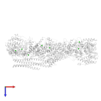 CHLORIDE ION in PDB entry 3p8c, assembly 1, top view.