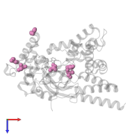GLYCEROL in PDB entry 3pdn, assembly 1, top view.
