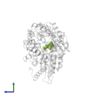 URIDINE-5'-DIPHOSPHATE in PDB entry 3pe4, assembly 2, side view.