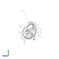 NICKEL (II) ION in PDB entry 3pgu, assembly 1, side view.