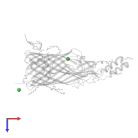 NICKEL (II) ION in PDB entry 3pgu, assembly 1, top view.