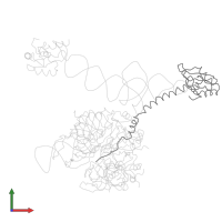 U1 small nuclear ribonucleoprotein 70 kDa in PDB entry 3pgw, assembly 1, front view.