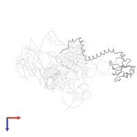U1 small nuclear ribonucleoprotein 70 kDa in PDB entry 3pgw, assembly 1, top view.