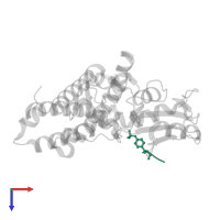 MetRD peptide in PDB entry 3plf, assembly 2, top view.