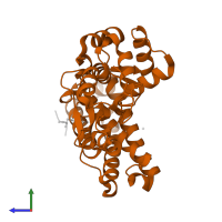 E3 ubiquitin-protein ligase CBL in PDB entry 3plf, assembly 2, side view.