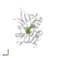 4-[4-(4-aminophenyl)buta-1,3-diyn-1-yl]-N-[(2S,3R)-3-hydroxy-1-(hydroxyamino)-1-oxobutan-2-yl]benzamide in PDB entry 3ps1, assembly 1, side view.