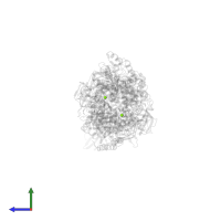 MAGNESIUM ION in PDB entry 3puv, assembly 1, side view.