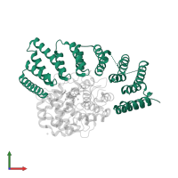 Geranylgeranyl transferase type-2 subunit alpha in PDB entry 3pz2, assembly 1, front view.