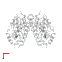 1,2-ETHANEDIOL in PDB entry 3qag, assembly 1, top view.