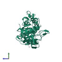 Receptor-type tyrosine-protein phosphatase gamma in PDB entry 3qce, assembly 1, side view.