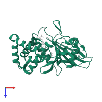 Receptor-type tyrosine-protein phosphatase gamma in PDB entry 3qce, assembly 1, top view.