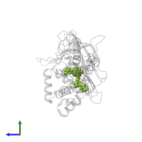 FLAVIN-ADENINE DINUCLEOTIDE in PDB entry 3qft, assembly 1, side view.