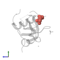 Modified residue M3L in PDB entry 3qj6, assembly 1, side view.